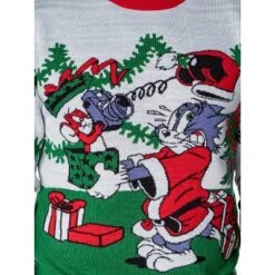 Tom And Jerry Men's Surprise Christmas Present Ugly Sweater Knit Pullover -Refrigiwear Sale Shop GUEST 49975430 063d 4f6b b432 74168c636cae