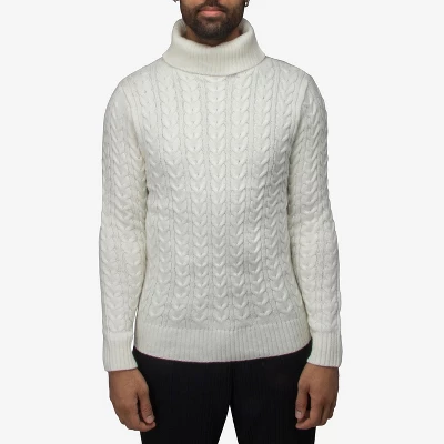 X RAY Men's Cable Knit Roll Neck Sweater(Available In Big & Tall) 8 X RAY Men's Cable Knit Roll Neck Sweater(Available In Big & Tall) - Image 8