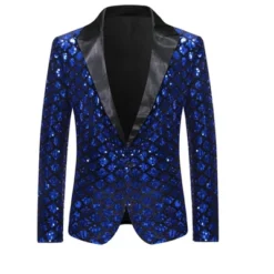 Lars Amadeus Men's Prom Party Shiny Sequin Tuxedo Blazer -Refrigiwear Sale Shop GUEST 4c2bc147 5471 43cd a58e fb9c792dd047