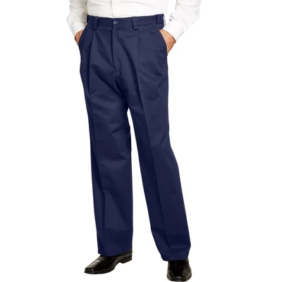 KingSize Men's Big & Tall Relaxed Fit Wrinkle-Free Expandable Waist Pleated Pants 4 KingSize Men's Big & Tall Relaxed Fit Wrinkle-Free Expandable Waist Pleated Pants - Image 4