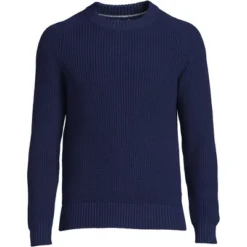 Lands' End Men's Drifter Cotton Crewneck Sweater -Refrigiwear Sale Shop GUEST 4f7f4013 33e6 4b87 8abd 35d1fdf9af12