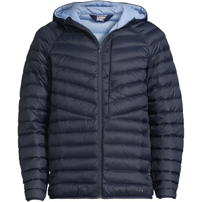Lands' End Men's Wanderweight Ultralight Packable Hooded Down Jacket 3 Lands' End Men's Wanderweight Ultralight Packable Hooded Down Jacket - Image 3