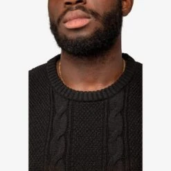 X RAY Men's Cable Knit Crewneck Pullover Sweater -Refrigiwear Sale Shop GUEST 520bf8f1 0b0d 4f81 9f85 7b0d8bd1df3a