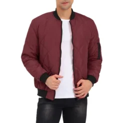 Lars Amadeus Men's Puffer Coat Lightweight Zip Up Quilted Baseball Bomber Jacket -Refrigiwear Sale Shop GUEST 52499889 3546 4de3 bd57 b85ae1fd3aa0