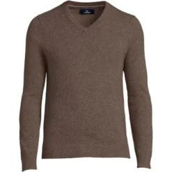 Lands' End Men's Fine Gauge Cashmere V-neck Sweater -Refrigiwear Sale Shop GUEST 555e1c1f bd47 4d5e aeb3 df089a97a5b2