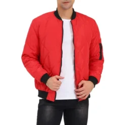 Lars Amadeus Men's Puffer Coat Lightweight Zip Up Quilted Baseball Bomber Jacket -Refrigiwear Sale Shop GUEST 571beb91 b71f 43fd ac83 753812b14ab7