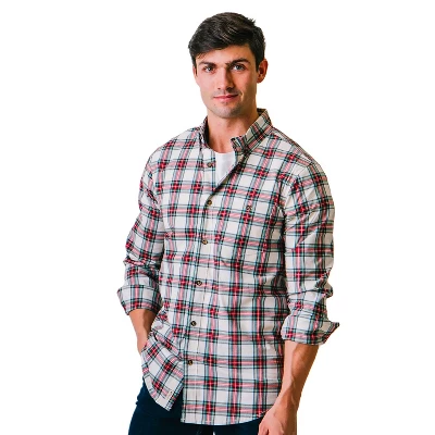 Hope & Henry Mens' Organic Cotton Long Sleeve Stretch Poplin Button Down Shirt 7 Hope & Henry Mens' Organic Cotton Long Sleeve Stretch Poplin Button Down Shirt - Image 7