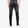 RAW X Men's Slim Fit Moto Detail Stretch Jeans