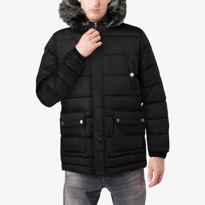 X RAY Men's Hooded Puffer Jacket Winter Parka Jacket Warm Ski Coat 2 X RAY Men's Hooded Puffer Jacket Winter Parka Jacket Warm Ski Coat - Image 2