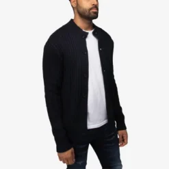 X RAY Men's Stand Collar Cardigan 13 X RAY Men's Stand Collar Cardigan -Refrigiwear Sale Shop GUEST 5cefc783 616e 4305 acea fdf53b578980