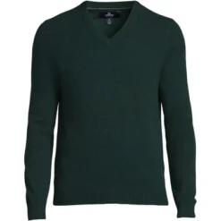 Lands' End Men's Fine Gauge Cashmere V-neck Sweater -Refrigiwear Sale Shop GUEST 5d552773 3512 4ac0 96c5 436350af5d20