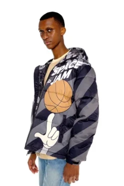 Members Only Men's Space Jam Puffer Jacket