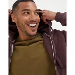 FatFace Mens Brooke Zip Through Hoodie