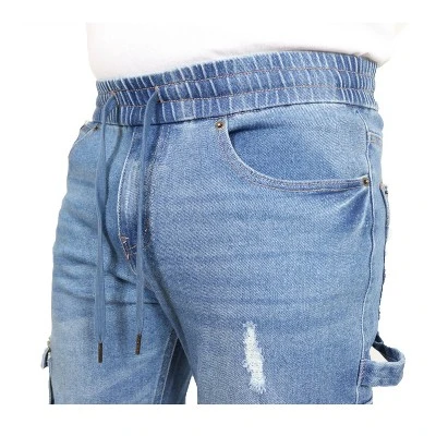 Blue Ice Men’s Stretch Cargo Carpenter Jean Jogger 2 Blue Ice Men’s Stretch Cargo Carpenter Jean Jogger - Image 2