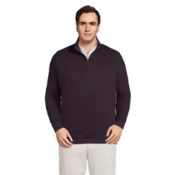 Lands' End Men's Bedford Rib Quarter Zip Sweater -Refrigiwear Sale Shop GUEST 67b04b24 b96b 4f49 bab6 8493ee339364