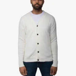 X RAY Men's Cotton Cardigan Sweater, V-Neck & Shawl Collar Soft Cable Knit Button Down Cardigan -Refrigiwear Sale Shop GUEST 6972bc53 fe37 47d1 959a e9f70fd1665e
