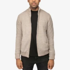 X RAY Men's Full Zip Cardigan Sweater, Casual Slim Fit Long Sleeve Knitted Zip Up Jacket For Fall & Winter -Refrigiwear Sale Shop GUEST 6bfe0c57 30c2 48af b90c 0840e282349f