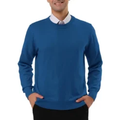 Lars Amadeus Men's Casual Round Neck Long Sleeves Solid Color Knitted Pullover Sweater -Refrigiwear Sale Shop GUEST 6c0a52ce 7b67 4eab 8c6c 1e8b58f0f2ca