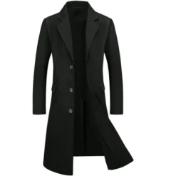 Lars Amadeus Men's Winter Single Breasted Notched Lapel Long Overcoat 15 Lars Amadeus Men's Winter Single Breasted Notched Lapel Long Overcoat -Refrigiwear Sale Shop GUEST 6c39c771 0dab 4cbb 8ba5 fd7e3f22704b