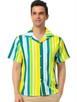 Lars Amadeus Men's Vertical Striped Shirt Short Sleeve Button Down Summer Color Block Hawaiian Beach Striped Shirts 20 Lars Amadeus Men's Vertical Striped Shirt Short Sleeve Button Down Summer Color Block Hawaiian Beach Striped Shirts -Refrigiwear Sale Shop GUEST 6cc9a607 02e8 4e4f 9fd2 62f9404e50e8
