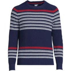 Lands' End Men's Drifter Cotton Crewneck Sweater -Refrigiwear Sale Shop GUEST 6d85a468 44d9 4e34 b754 76b05824f6ec