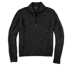 KingSize Men's Big & Tall Shaker Knit Zip-Front Cardigan