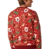 OppoSuits Men's Christmas Sweater - Jolly Crew - Red