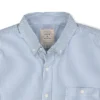 Hope & Henry Mens' Organic Cotton Seersucker Button Down Shirt