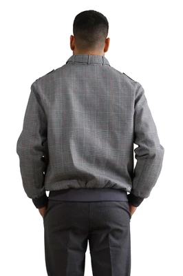 Members Only - Men's Anderson Glen Plaid Iconic Racer Jacket 2 Members Only - Men's Anderson Glen Plaid Iconic Racer Jacket - Image 2