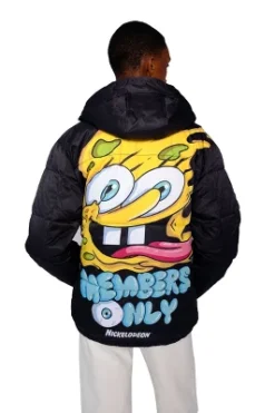Members Only Men's Rad Spongebob Puffer Jacket -Refrigiwear Sale Shop GUEST 71a58e8b 754a 4aed b3b0 c4a24d16f791