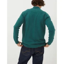 FatFace Mens Braunton Half Zip Sweater