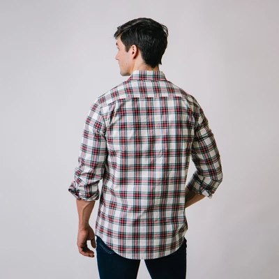 Hope & Henry Mens' Organic Cotton Long Sleeve Stretch Poplin Button Down Shirt 2 Hope & Henry Mens' Organic Cotton Long Sleeve Stretch Poplin Button Down Shirt - Image 2