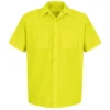 Red Kap® Short Sleeve Enhanced Visibility Work Shirt