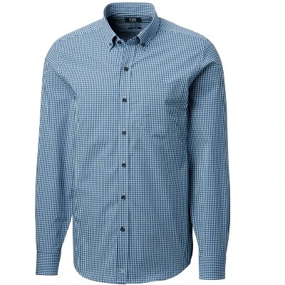 Cutter & Buck Mens Anchor Gingham Tailored Fit 4 Cutter & Buck Mens Anchor Gingham Tailored Fit - Image 4