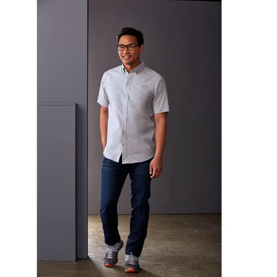 Cutter & Buck Stretch Oxford Mens Short Sleeve Dress Shirt 1 Cutter & Buck Stretch Oxford Mens Short Sleeve Dress Shirt