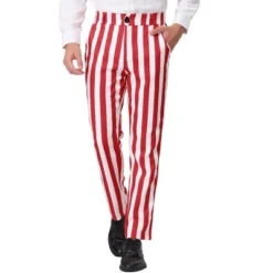 Lars Amadeus Men's Classic Fit Flat Front Business Work Prom Striped Pants -Refrigiwear Sale Shop GUEST 75e981a2 9252 4ca1 93f8 c86c44ecae98