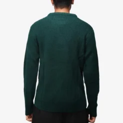 X RAY Men's Crewneck Mixed Texture Sweater