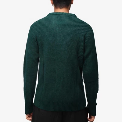 X RAY Men's Crewneck Mixed Texture Sweater 1 X RAY Men's Crewneck Mixed Texture Sweater