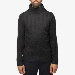 X RAY Men's Cable Knit Roll Neck Sweater(Available In Big & Tall) 16 X RAY Men's Cable Knit Roll Neck Sweater(Available In Big & Tall) -Refrigiwear Sale Shop GUEST 77e56256 987e 4897 8602 7ed0aa79a522
