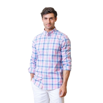 Hope & Henry Mens' Poplin Button Down Shirt 14 Hope & Henry Mens' Poplin Button Down Shirt - Image 14