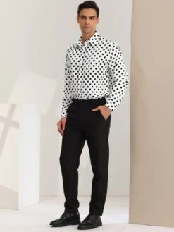 Lars Amadeus Men's Button Down Long Sleeves Casual Polka Dots Print Shirts 13 Lars Amadeus Men's Button Down Long Sleeves Casual Polka Dots Print Shirts -Refrigiwear Sale Shop GUEST 7b4f4a94 3dbd 431e 97c6 d8869ccd834d
