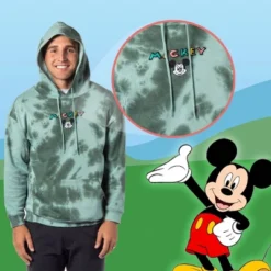 Disney Men's Mickey Mouse Tie Dye Embroidered Graphic Pull-Over Hoodie -Refrigiwear Sale Shop GUEST 7c2551cf 8eae 4b96 a2e6 a158337e29ee