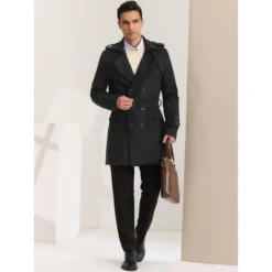 Lars Amadeus Men's Trench Coat Slim Fit Double Breasted Notch Lapel Pea Coat 8 Lars Amadeus Men's Trench Coat Slim Fit Double Breasted Notch Lapel Pea Coat -Refrigiwear Sale Shop GUEST 7d36f6ad d4c0 4ffd a52b 8e3c3d549c4a