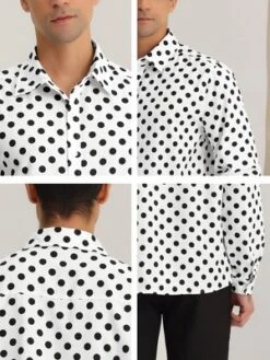 Lars Amadeus Men's Button Down Long Sleeves Casual Polka Dots Print Shirts 15 Lars Amadeus Men's Button Down Long Sleeves Casual Polka Dots Print Shirts -Refrigiwear Sale Shop GUEST 7f2759ef fb6e 490f ba6c 820c81f96a03