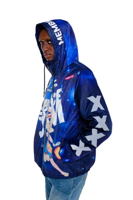 Members Only Men's Spacejam Galaxy Midweight Jacket 1 Members Only Men's Spacejam Galaxy Midweight Jacket