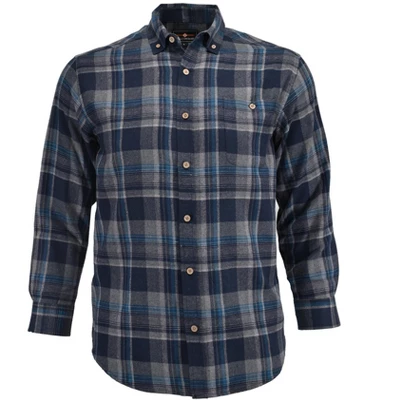 Falcon Bay Mens Big And Tall Soft Yarn Dyed Button Down Flannel Shirt 4 Falcon Bay Mens Big And Tall Soft Yarn Dyed Button Down Flannel Shirt - Image 4