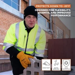 RefrigiWear Mens High Visibility Insulated Softshell Jacket With Reflective Tape -Refrigiwear Sale Shop GUEST 813667bf 69ef 486f ae9b 9852525da67b