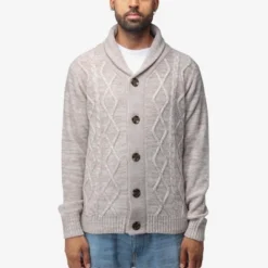 X RAY Men's Shawl Collar Cable Knit Cardigan 22 X RAY Men's Shawl Collar Cable Knit Cardigan -Refrigiwear Sale Shop GUEST 819c14b4 cebf 4f62 9465 e58e0ebd4695