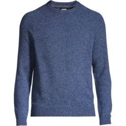 Lands' End Men's Long Sleeve Lambswool Crewneck Sweater -Refrigiwear Sale Shop GUEST 8221efce 2233 490c 98aa bbba9cd72769