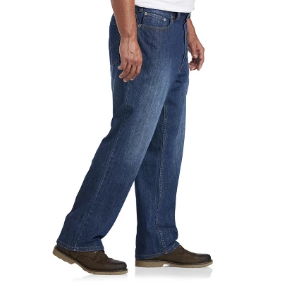 True Nation Basic Blue Relaxed-Fit Stretch Jeans - Men's Big And Tall 2 True Nation Basic Blue Relaxed-Fit Stretch Jeans - Men's Big And Tall - Image 2